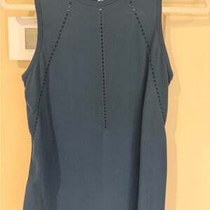 Athleta Teal Sleeveless Tank Top